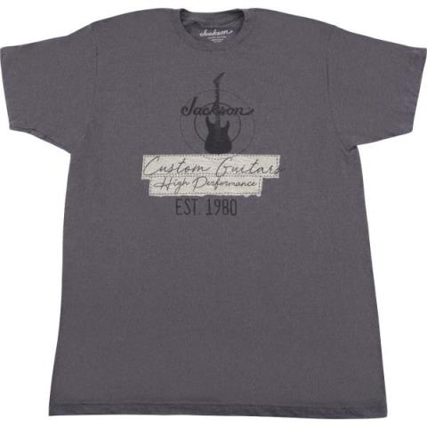 Jackson Custom Guitar T-Shirt, Charcoal, Lサムネイル