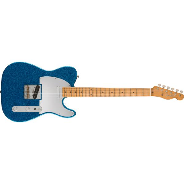 Fender-テレキャスターJ Mascis Telecaster, Maple Fingerboard, Bottle Rocket Blue Flake