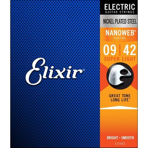 Elixir-エレキギター用弦2パックセット12002 Super Light 09-42 2pack