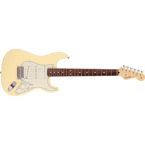 Fender-ストラトキャスターMade in Japan Junior Collection Stratocaster®, Rosewood Fingerboard, Satin Vintage White