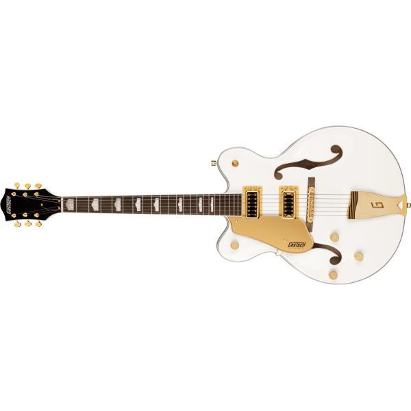 GRETSCH-G5422GLH Electromatic® Classic Hollow Body Double-Cut with Gold Hardware, Left-Handed, Laurel Fingerboard, Snowcrest White