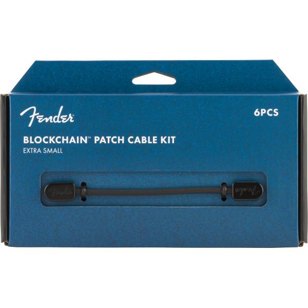 Fender-Fender® Blockchain Patch Cable Kit, Black, Extra Small