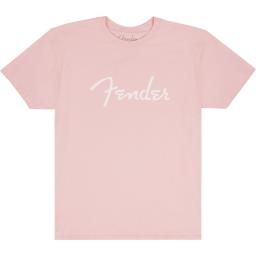 Fender-TシャツFender® Spaghetti Logo T-Shirt, Shell Pink, XL