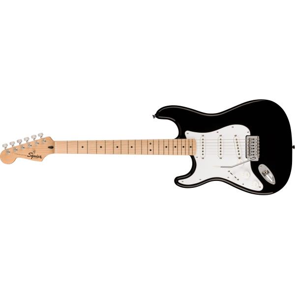 Squier-エレキギターSquier Sonic™ Stratocaster® Left-Handed, Maple Fingerboard, White Pickguard, Black