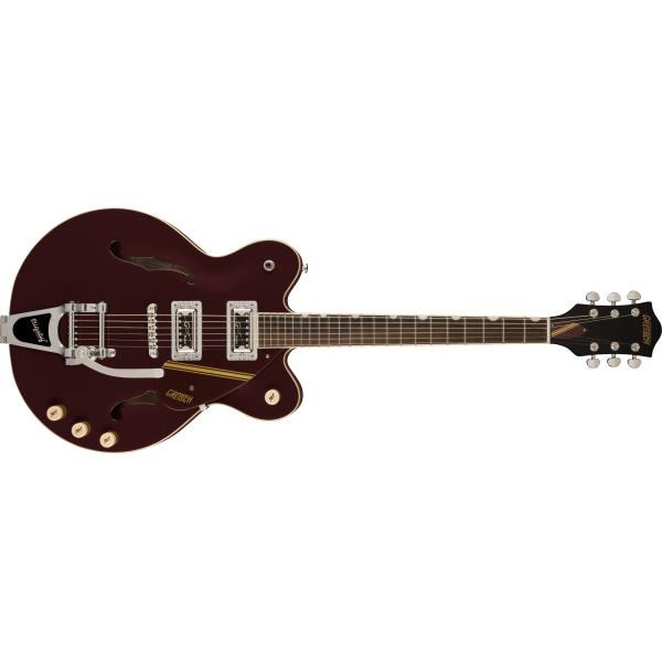 GRETSCH-G2604T Limited Edition Streamliner™ Rally II Center Block with Bigsby®, Laurel Fingerboard, Two-Tone Oxblood/Walnut Stain