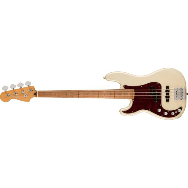 Fender-プレシジョンベースPlayer Plus Precision Bass®, Left-Hand, Pau Ferro Fingerboard, Olympic Pearl