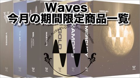 Waves 今月の限定品です