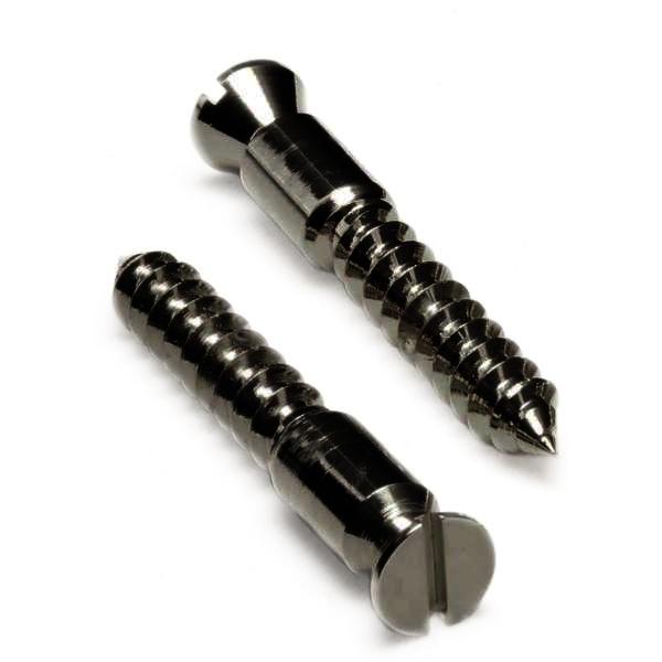 Floyd Rose-スタッドOriginal Bridge Mounting Wood Screws -Black Nickel-