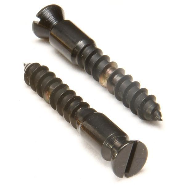 Floyd Rose-スタッドOriginal Bridge Mounting Wood Screws -Black-