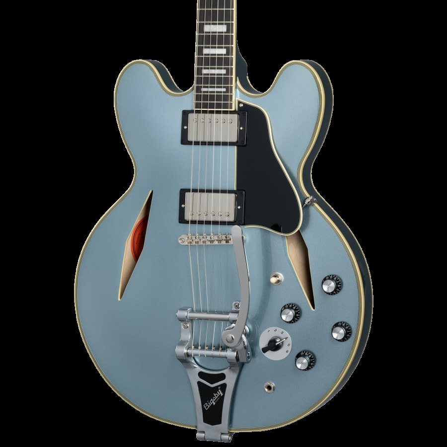 Shinichi Ubukata ES-355 Custom Bigsby ver.02 Pelham Blue追加画像 Shinichi Ubukata ES-355 Custom Bigsby ver.02 Pelham Blue追加画像