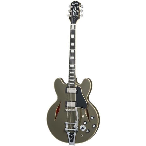 Epiphone-エレキギターShinichi Ubukata ES-355 Custom Bigsby ver.02 Olive Drab