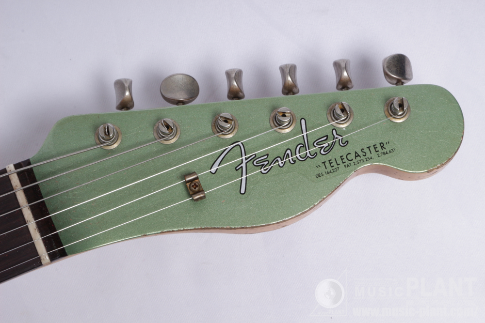 Limited Edition 64 Telecaster Relic Aged Sage Green Metallicヘッド画像