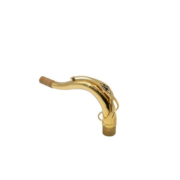 Neck for Supreme Tenor Saxophone Gold Plated 彫刻ありサムネイル