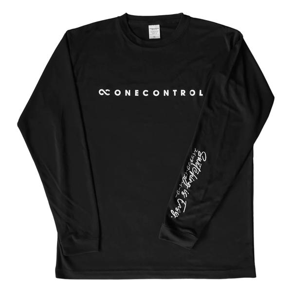 One Control-TシャツロゴロングTシャツ ブラック XL