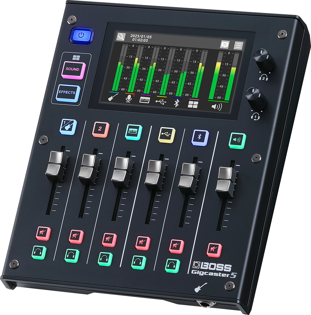 MixerGCS-5　5新品即納可能です!　Audio　WEBSHOP　Streming　PLANT　Gigcaster　MUSIC　BOSS　Gigcasterシリーズ