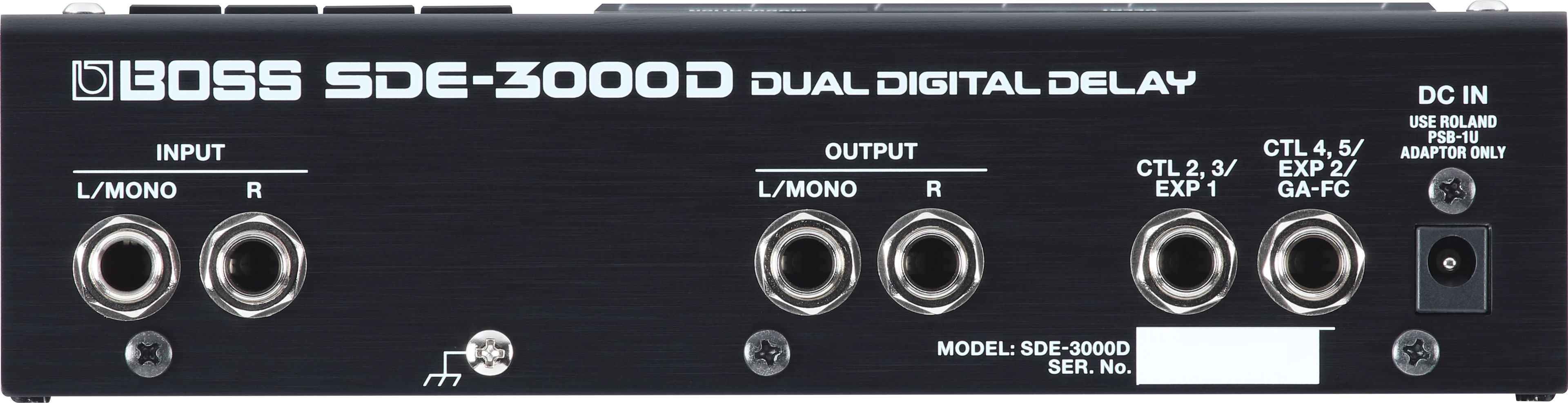 SDE-3000D Dual Digital Delay背面画像