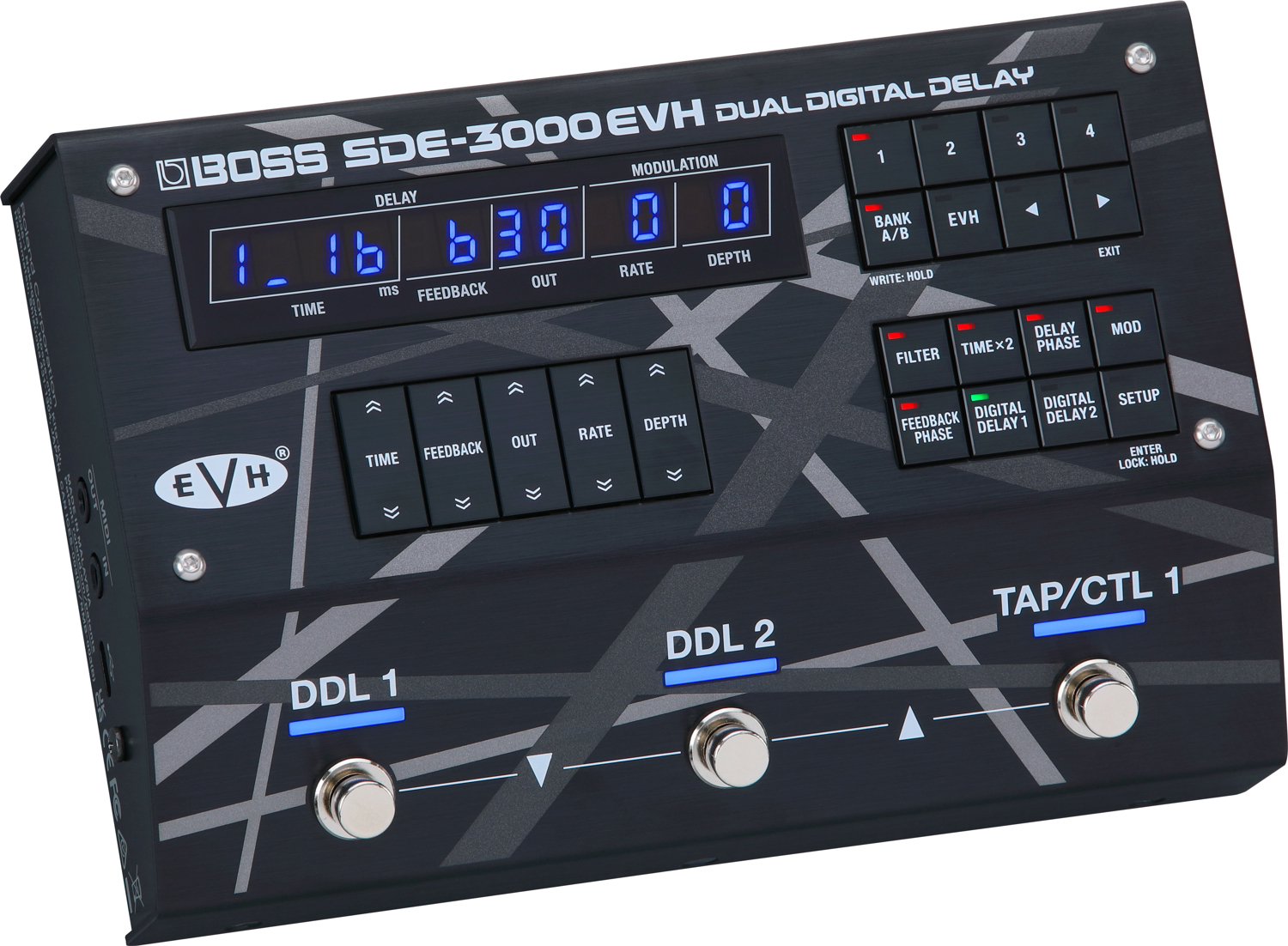 SDE-3000EVH Dual Digital Delayパネル画像 SDE-3000EVH Dual Digital Delayパネル画像