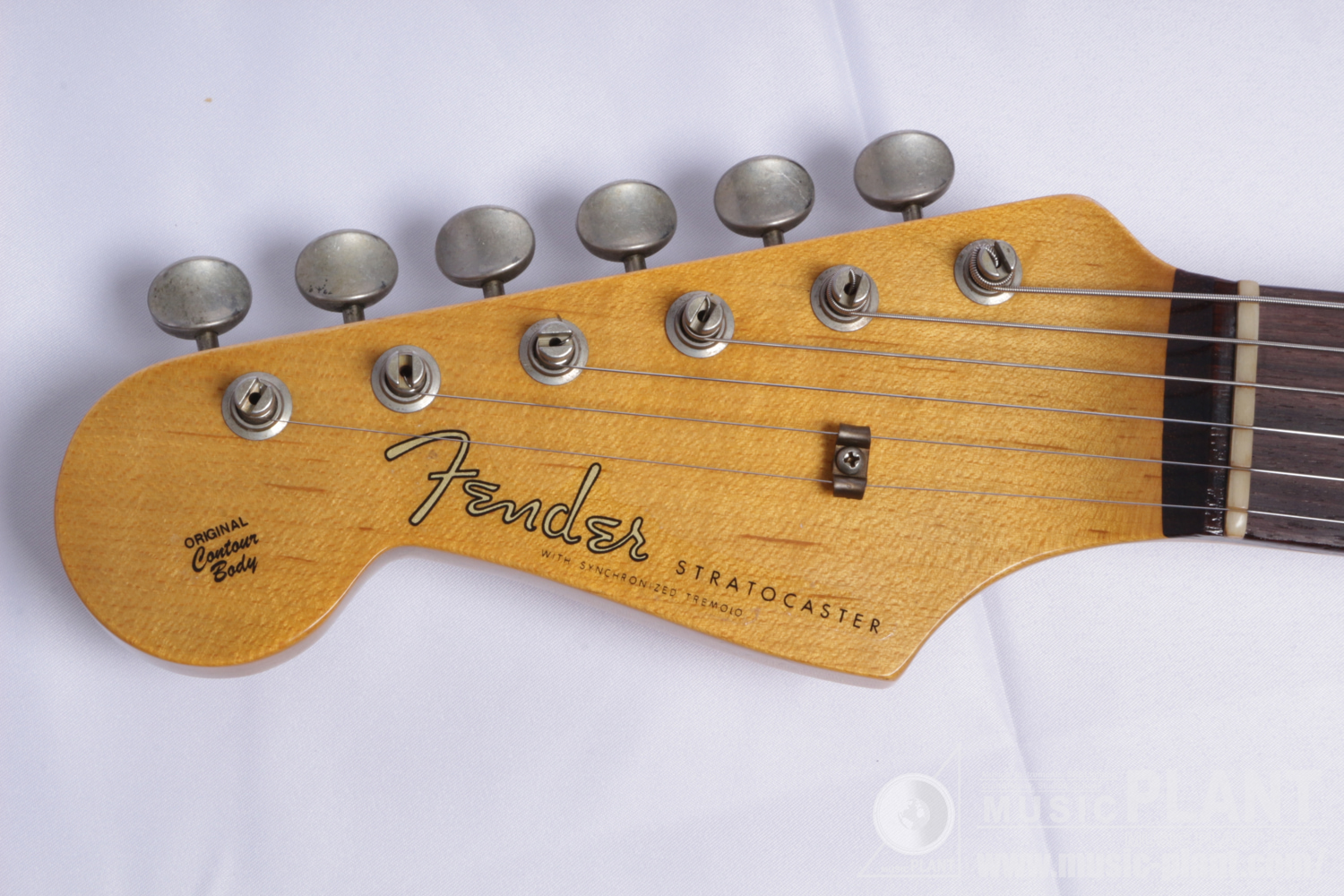 Limited Edition 1960 Stratocaster Journeyman Relic, Super Faded Aged Sonic Blue, Left-Handedヘッド画像