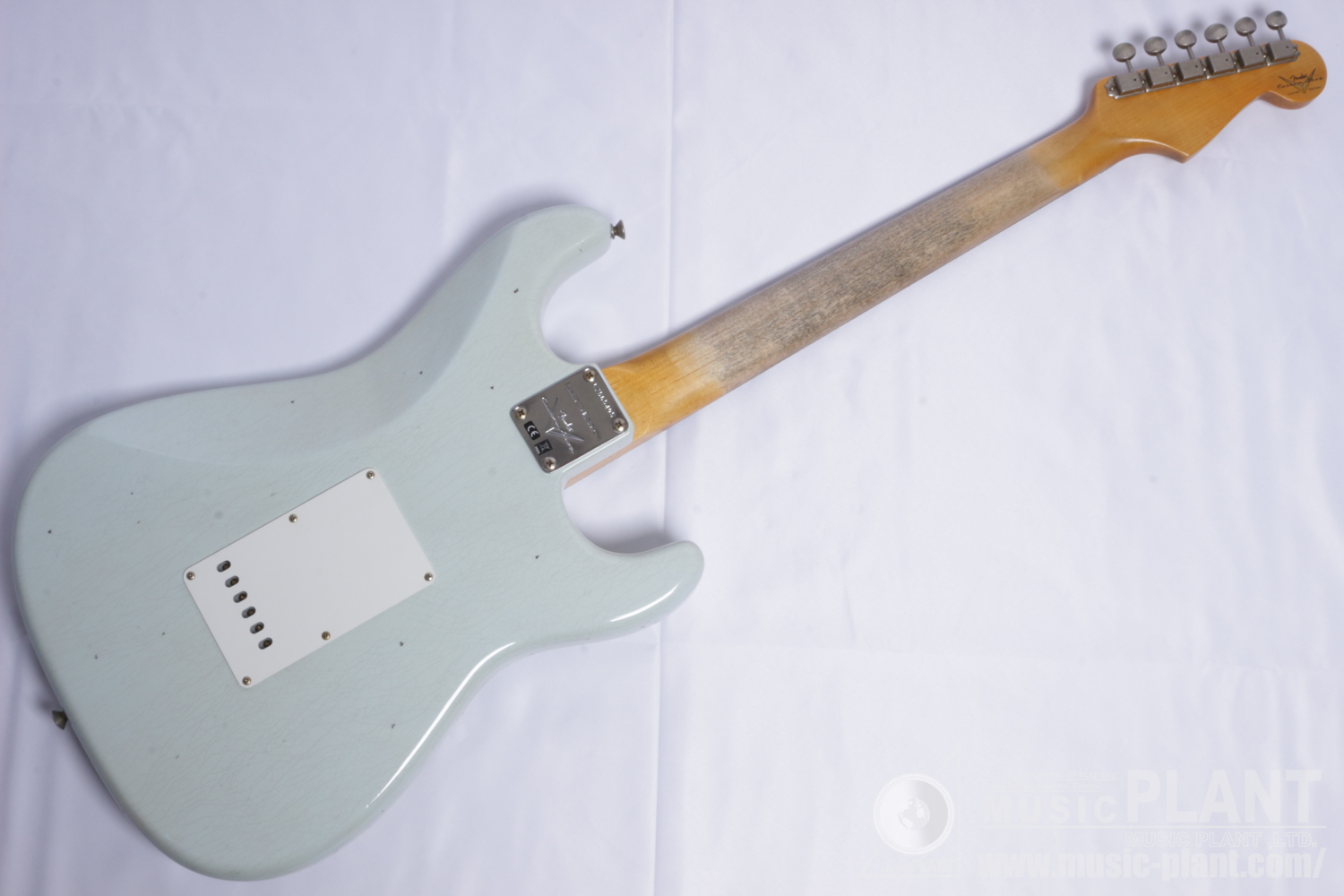 Limited Edition 1960 Stratocaster Journeyman Relic, Super Faded Aged Sonic Blue, Left-Handed背面画像