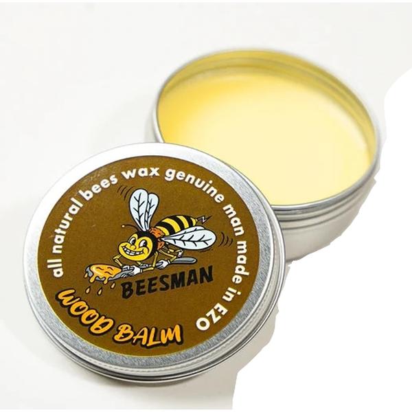 BEESMAN-100%オーガニック蜜蝋ワックスWood Balm