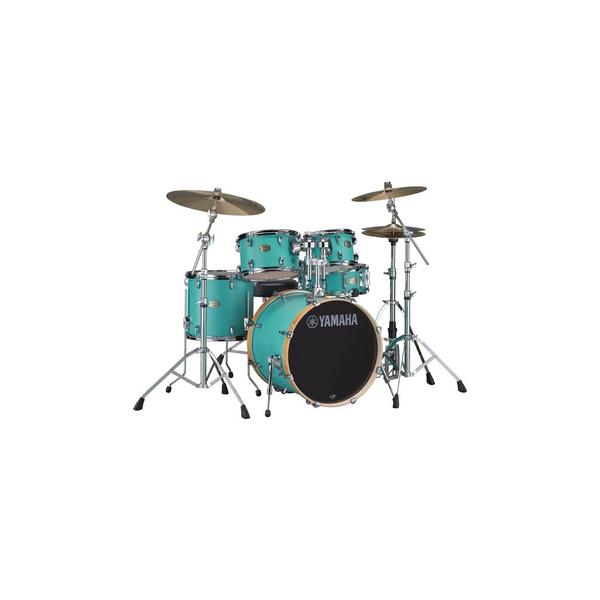 YAMAHA-ドラムシェル5点セットSBP0F5MSG Matte Surf Green 20"Shell Set