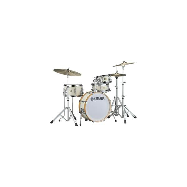 YAMAHA-ドラムシェル4点セットSBP0F4HCLW Classic White Shell Set