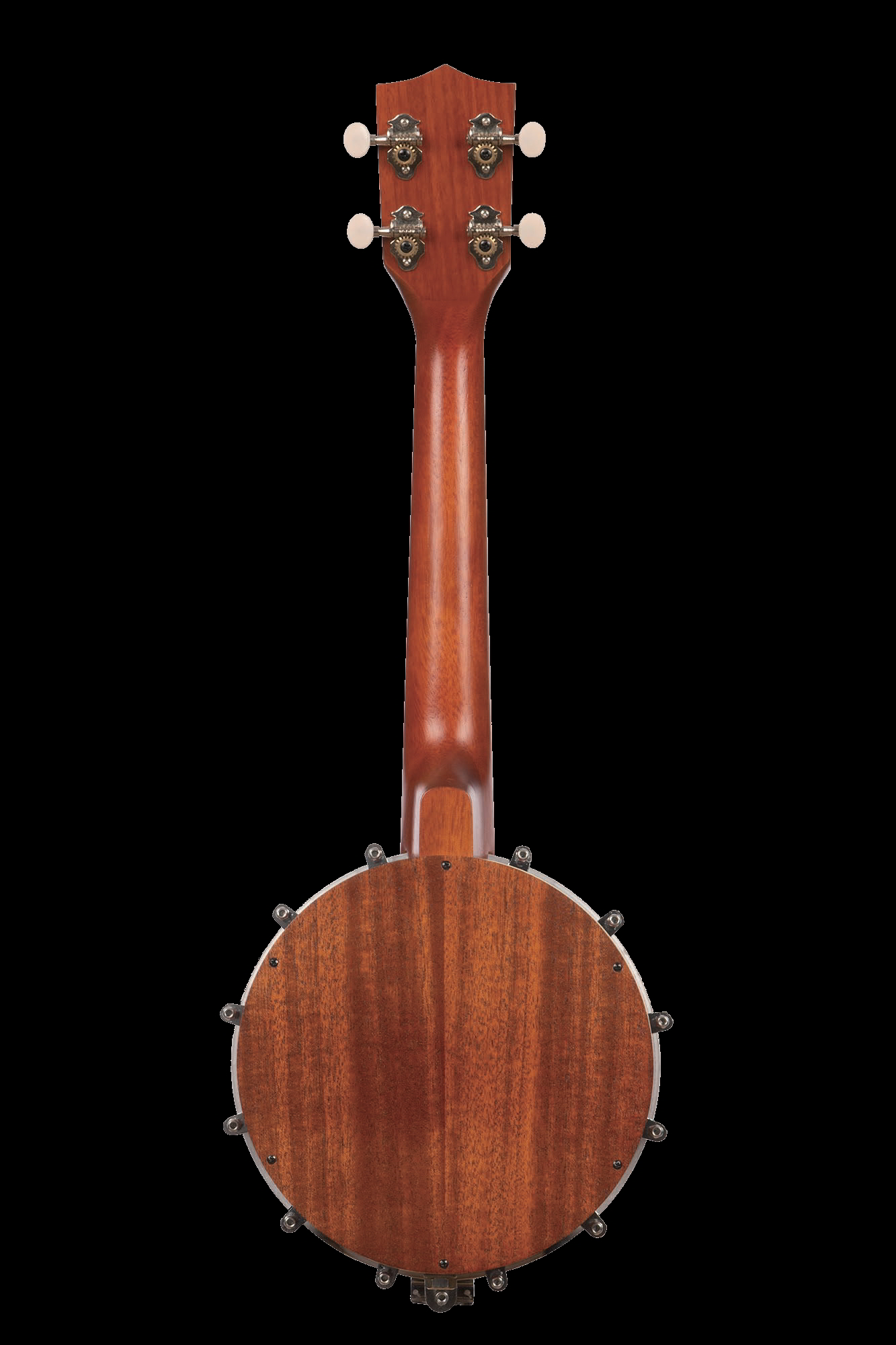KA-BNJ-MHG-C Natural Mahogany Banjo Concert Ukulele背面画像 KA-BNJ-MHG-C Natural Mahogany Banjo Concert Ukulele背面画像