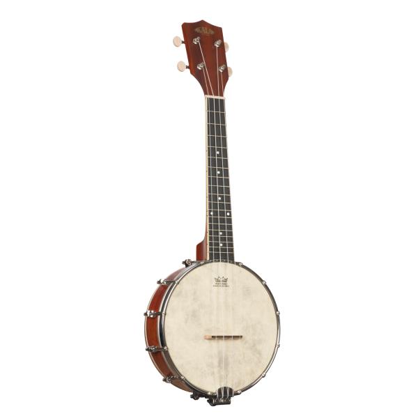 KALA UKULELE-バンジョーウクレレKA-BNJ-MHG-C Natural Mahogany Banjo Concert Ukulele