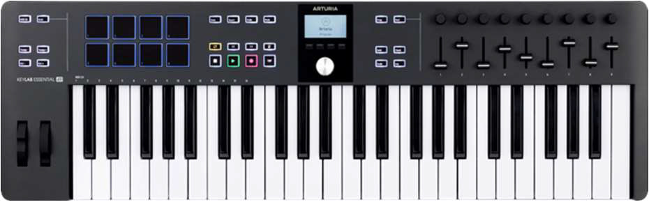 mk3　Arturia　MIDIキーボードコントローラーKeyLab　49　PLANT　MUSIC　Labシリーズ　Edition新品在庫状況をご確認ください　Black　Essential　WEBSHOP