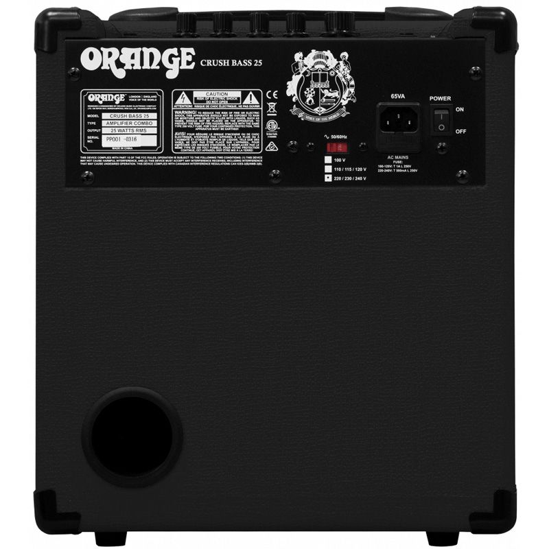 CRUSH BASS 25B BK追加画像 CRUSH BASS 25B BK追加画像