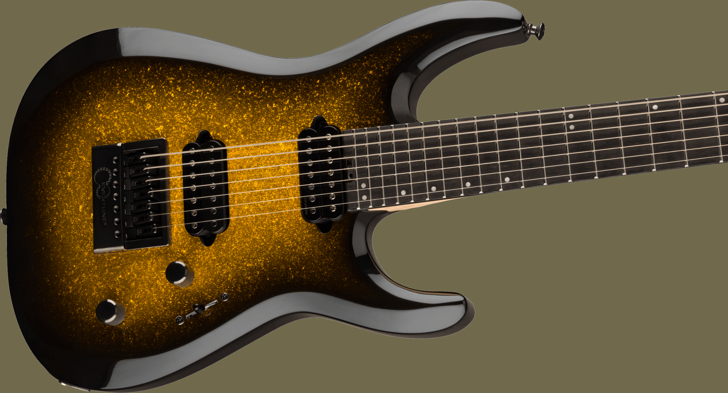 Pro Plus Series DK Modern EVTN7, Ebony Fingerboard, Gold Sparkle追加画像 Pro Plus Series DK Modern EVTN7, Ebony Fingerboard, Gold Sparkle追加画像