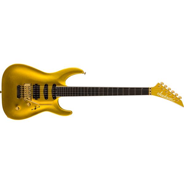 Jackson-エレキギターPro Plus Series Soloist™ SLA3, Ebony Fingerboard, Gold Bullion