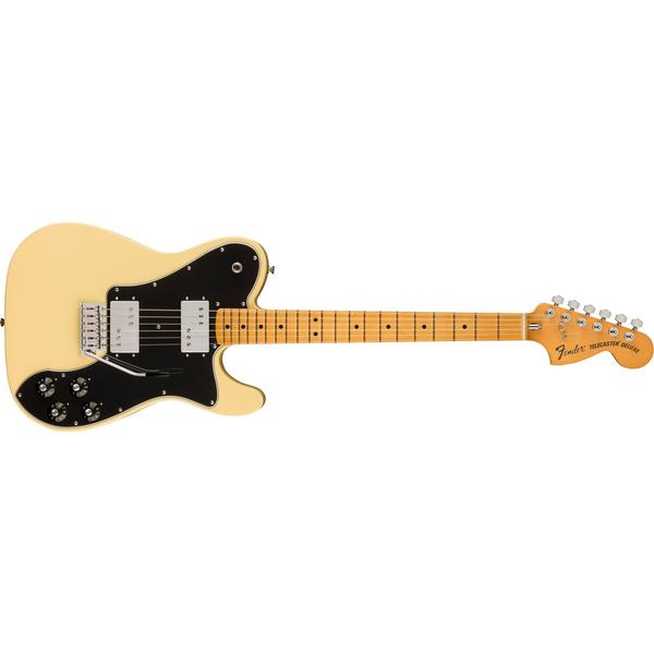 Fender-テレキャスターVintera® II 70s Telecaster® Deluxe with Tremolo, Maple Fingerboard, Vintage White