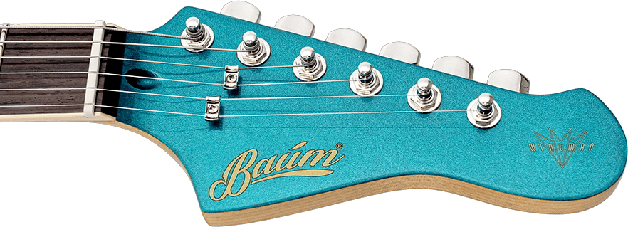 Wingman with Tremolo Coral Blueヘッド画像 Wingman with Tremolo Coral Blueヘッド画像