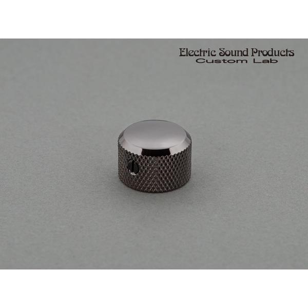 ESP-メタルノブEVK-2LO Metal Knob Low Profile Modern Black Nickel