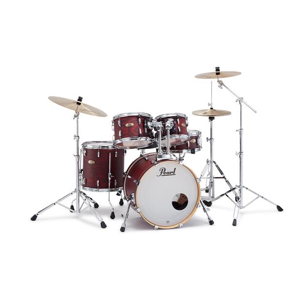 Pearl-ドラムセットSTS805S/C-D Compact #847 Scarlet Ash