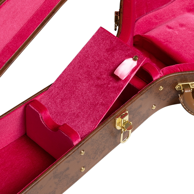 ASLFTCASE-5L-335 Brown/Pink Hardshell Case, ES-335追加画像 ASLFTCASE-5L-335 Brown/Pink Hardshell Case, ES-335追加画像