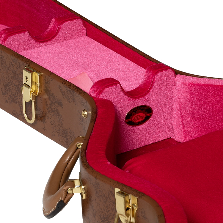 ASLFTCASE-5L-335 Brown/Pink Hardshell Case, ES-335パネル画像 ASLFTCASE-5L-335 Brown/Pink Hardshell Case, ES-335パネル画像