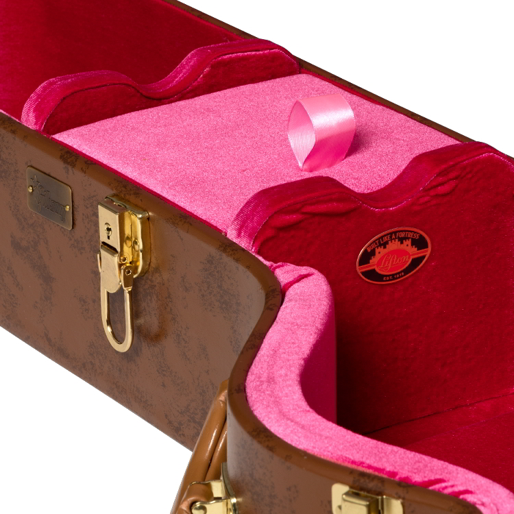 ASLFTCASE-5L-J200 Brown/Pink Hardshell Case, SJ-200パネル画像 ASLFTCASE-5L-J200 Brown/Pink Hardshell Case, SJ-200パネル画像