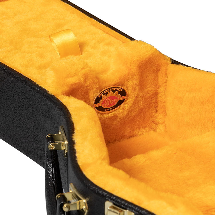 ASLFTCASE-PB-LPS Black/Goldenrod Hardshell Case, Les Paulパネル画像 ASLFTCASE-PB-LPS Black/Goldenrod Hardshell Case, Les Paulパネル画像