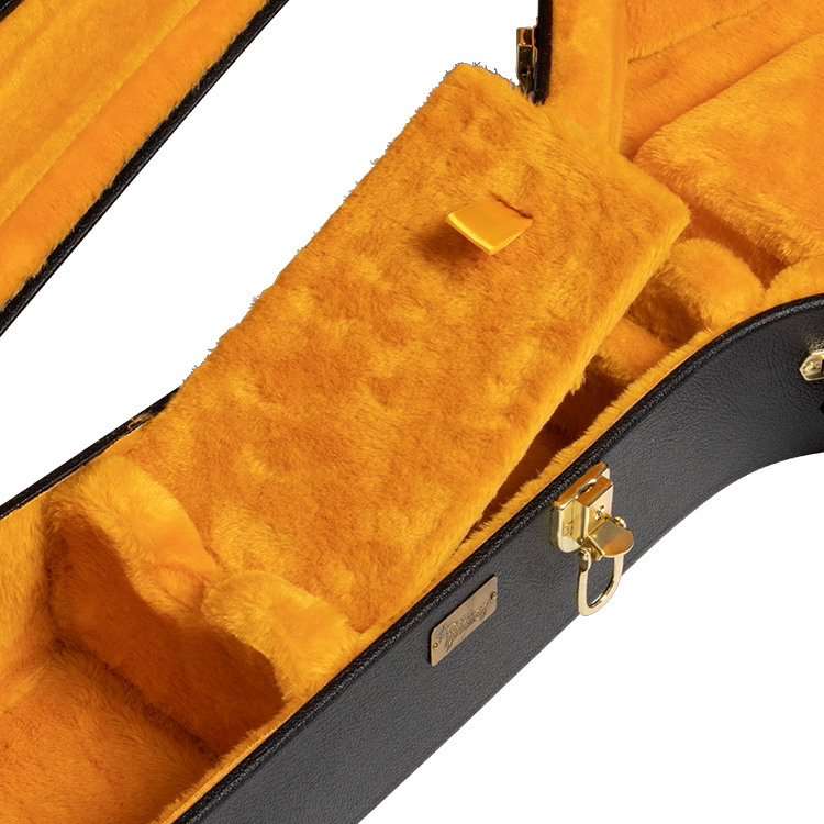 ASLFTCASE-PB-335 Black/Goldenrod Hardshell Case, ES-335追加画像 ASLFTCASE-PB-335 Black/Goldenrod Hardshell Case, ES-335追加画像