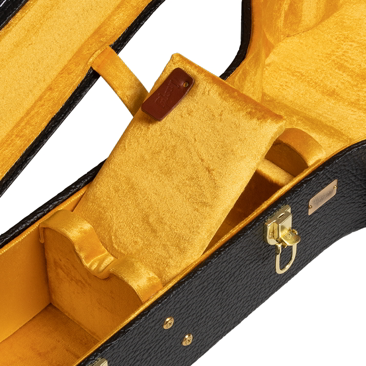 ASLFTCASE-PB-DN Black/Goldenrod Hardshell Case, Dreadnought追加画像 ASLFTCASE-PB-DN Black/Goldenrod Hardshell Case, Dreadnought追加画像