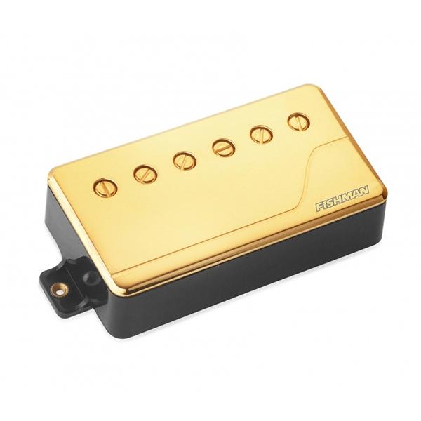 FISHMAN-ギター用ピックアップPRF-CHB-NG1 Fluence Classic Humbucker 6-String Neck, Single, Gold