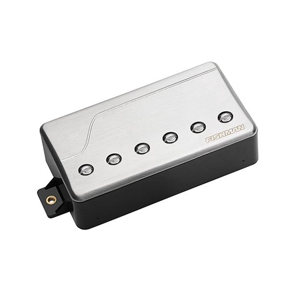 FISHMAN-ギター用ピックアップPRF-CHB-BR1 Fluence Classic Humbucker 6-String Bridge, Single, Brushed Stainless