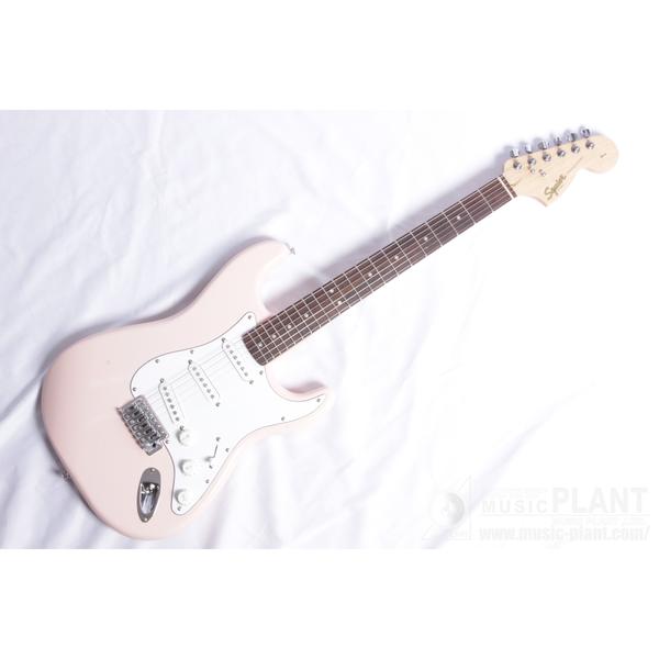 Squier-ストラトキャスターFSR Affinity Series Stratocaster Shell Pink