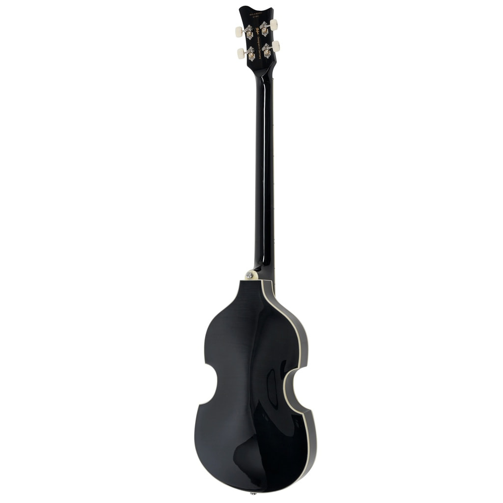 HCT-500/1-BK Violin Bass CT Transparent Black背面画像 HCT-500/1-BK Violin Bass CT Transparent Black背面画像