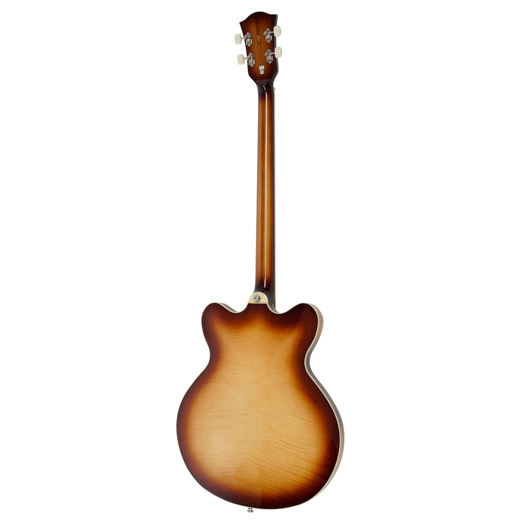 HCT-500/7-SB Verythin Bass CT Antique Brown Sunburst背面画像 HCT-500/7-SB Verythin Bass CT Antique Brown Sunburst背面画像