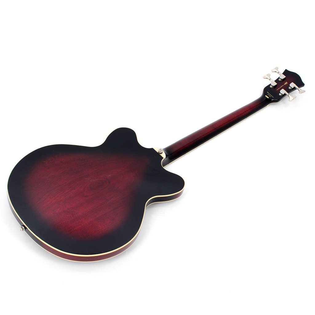 HCT-500/8-DC Verythin Bass CT Long Scale Dark Cherry Sunburst背面画像 HCT-500/8-DC Verythin Bass CT Long Scale Dark Cherry Sunburst背面画像