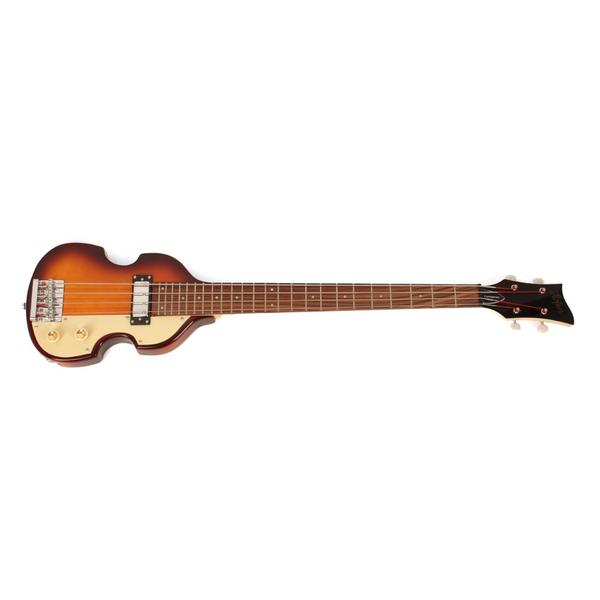 Hofner-コンパクトエレキベース
HCT-SHVB-SB-0 Shorty Violin Bass Antique Brown Sunburst