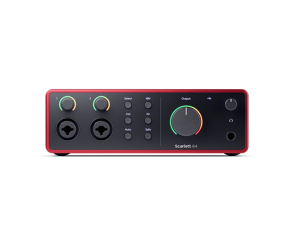 Scarlett 4i4 Gen4パネル画像 Scarlett 4i4 Gen4パネル画像